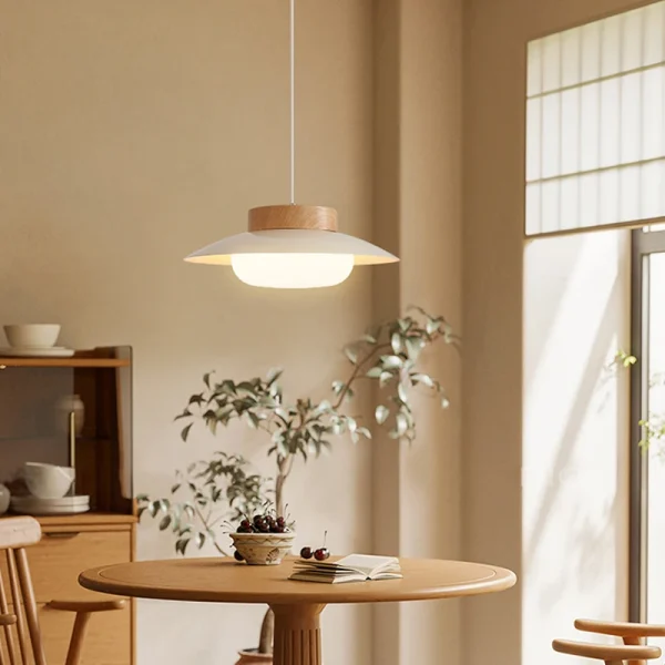 Nordic Cream Wind LED Pendant Light Art Decorative Hanging Lamp For Kitchen Island Dining Room Bedside Modern Lighting Fixtures