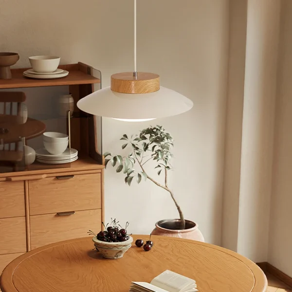 Nordic Cream Wind LED Pendant Light Art Decorative Hanging Lamp For Kitchen Island Dining Room Bedside Modern Lighting Fixtures - Image 3