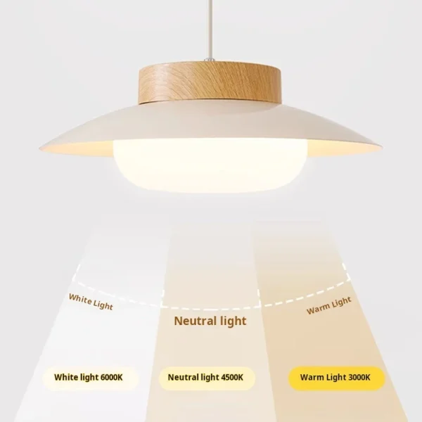 Nordic Cream Wind LED Pendant Light Art Decorative Hanging Lamp For Kitchen Island Dining Room Bedside Modern Lighting Fixtures - Image 5